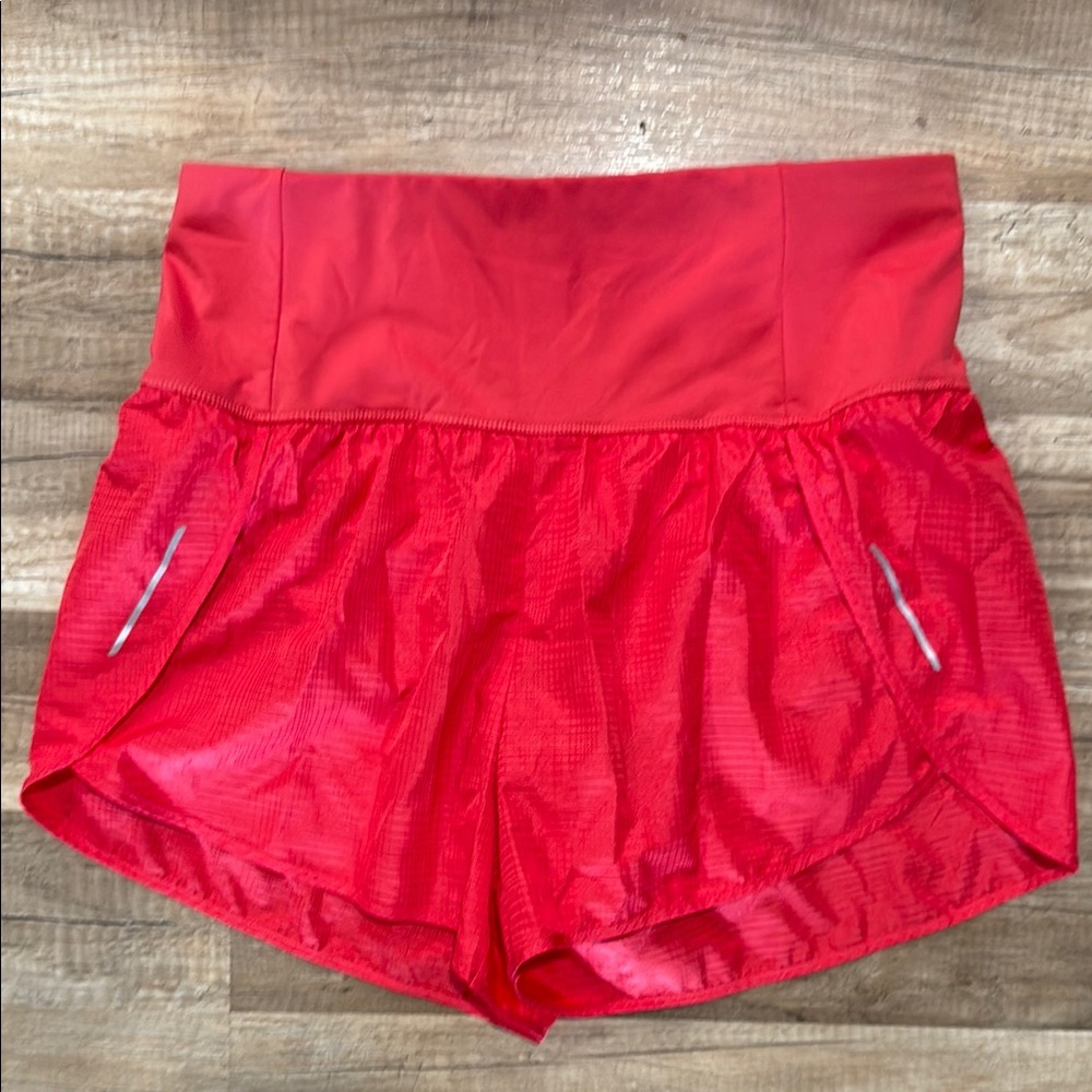 All in Motion Red coral Athletic Shorts Lightweight running